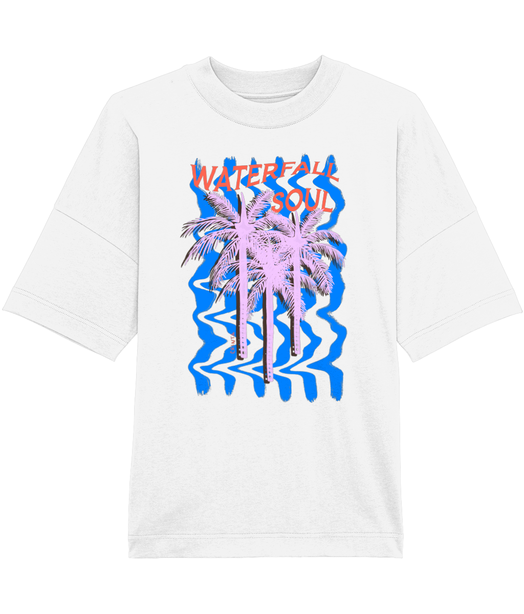 Waterfall Soul Oversized Tee – Organic Cotton