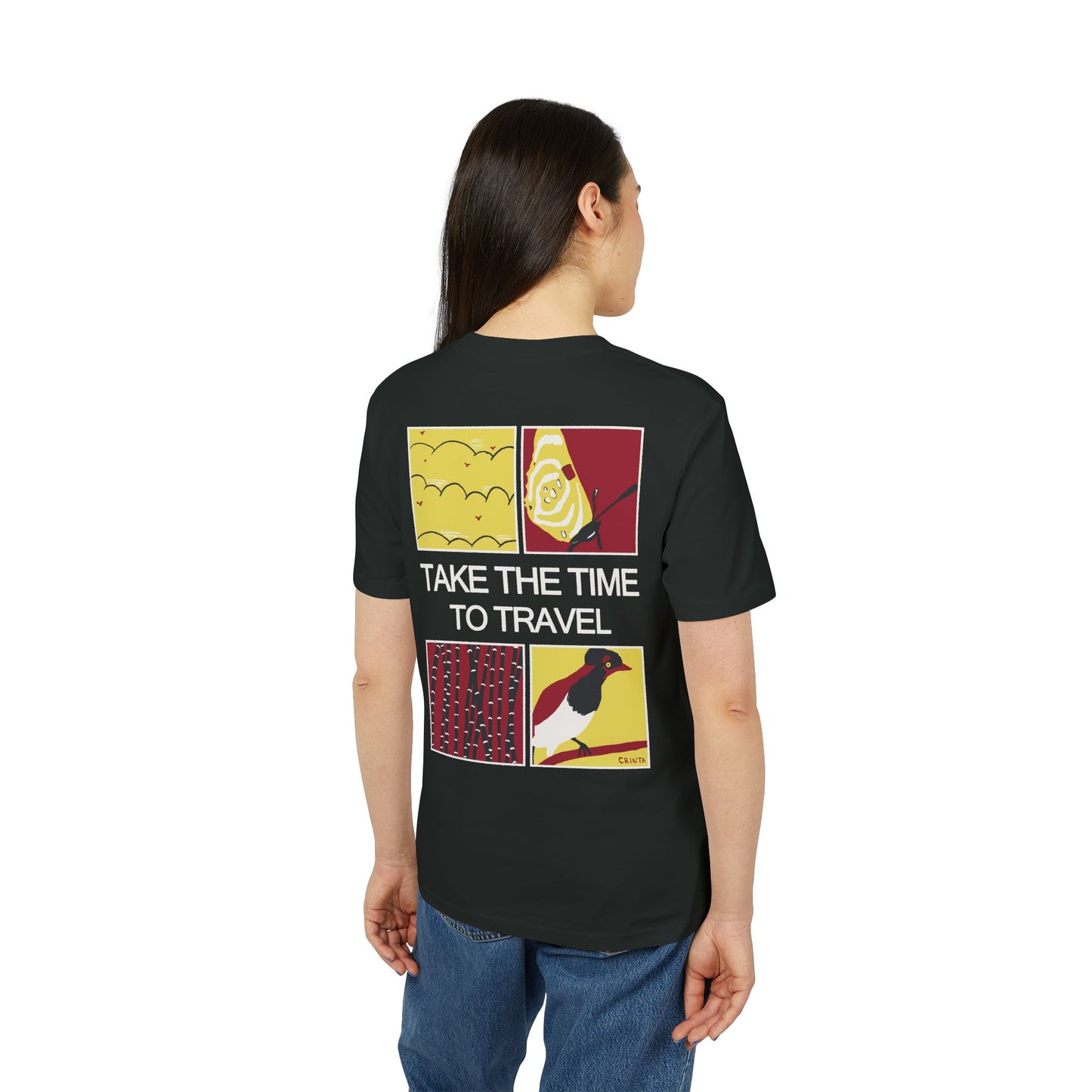 Take the Time to Travel T-shirt | Bird, Sunset, Travel Quote