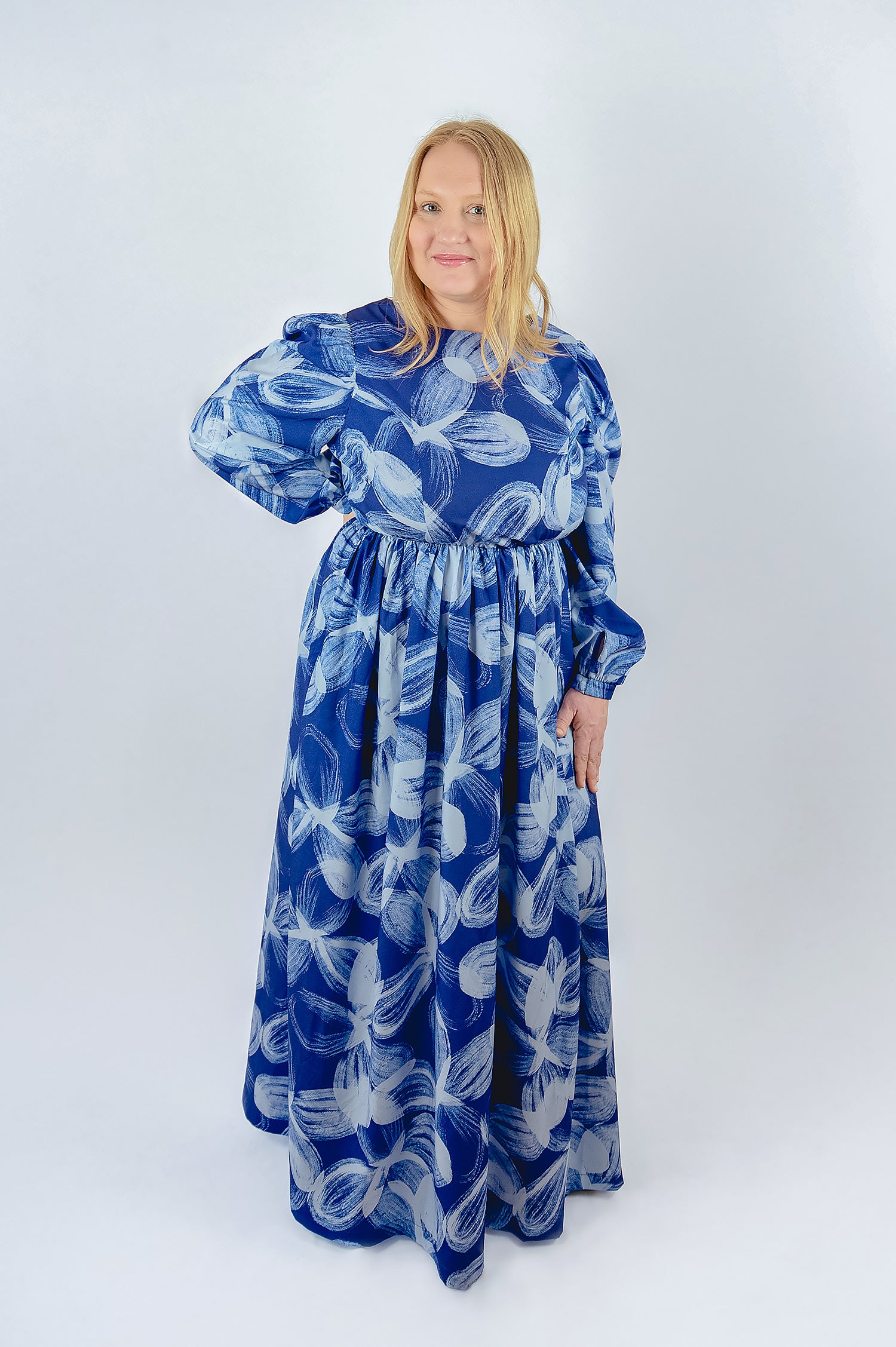 Flowers 001 – Long Floral Dress