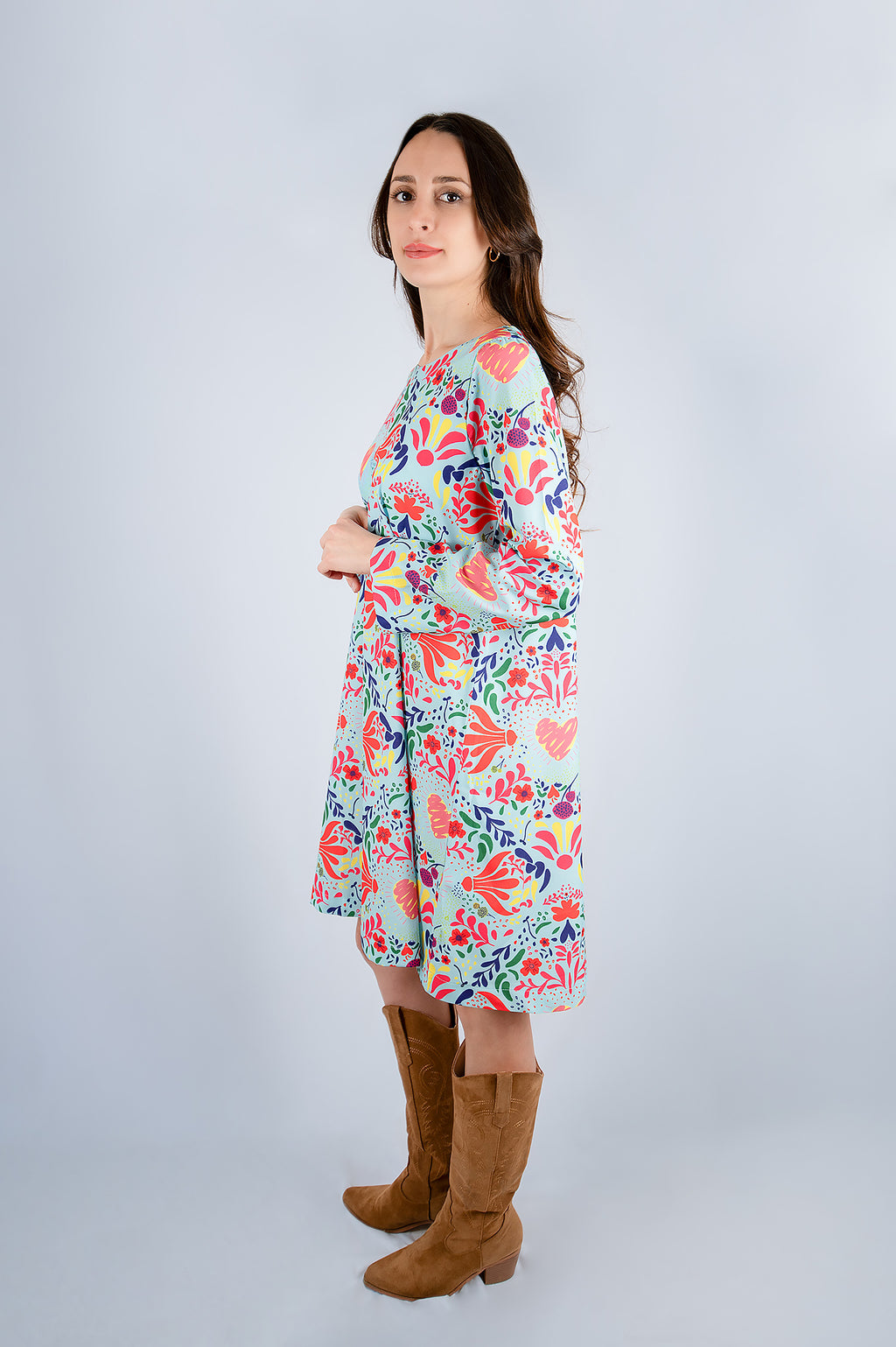 Alba Dress – Colorful Convertible 2 in 1 Dress