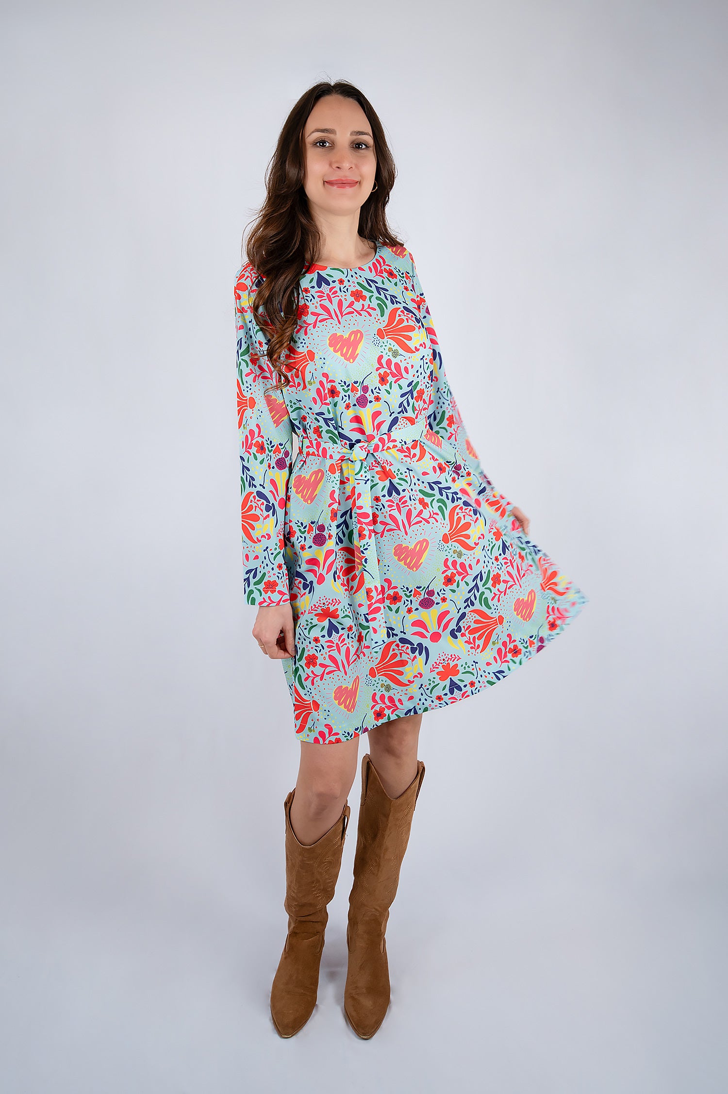 Alba Dress – Colorful Convertible 2 in 1 Dress