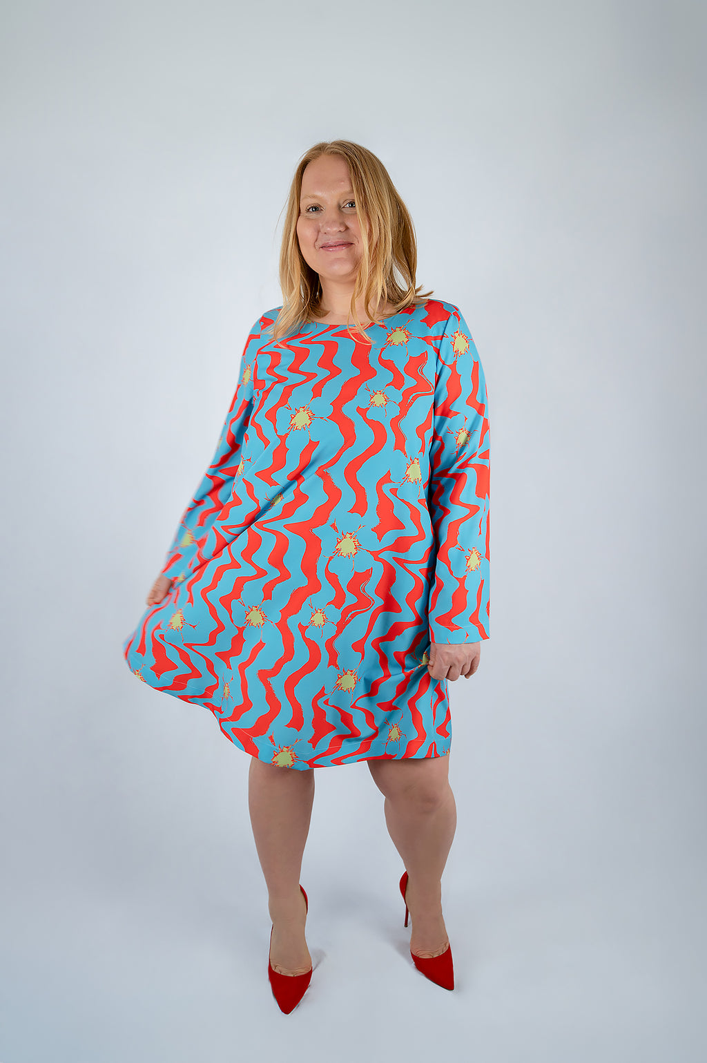 Alba Psychedelic Bloom – Double Style Dress