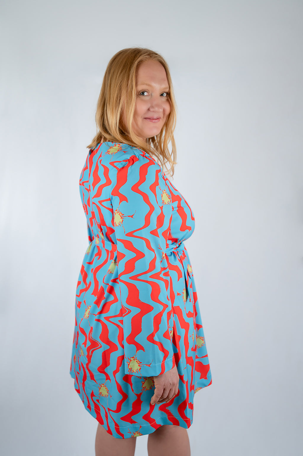Alba Psychedelic Bloom – Double Style Dress