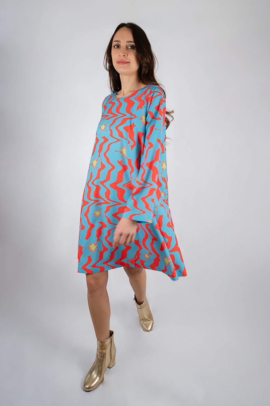 Alba Psychedelic Bloom – Double Style Dress