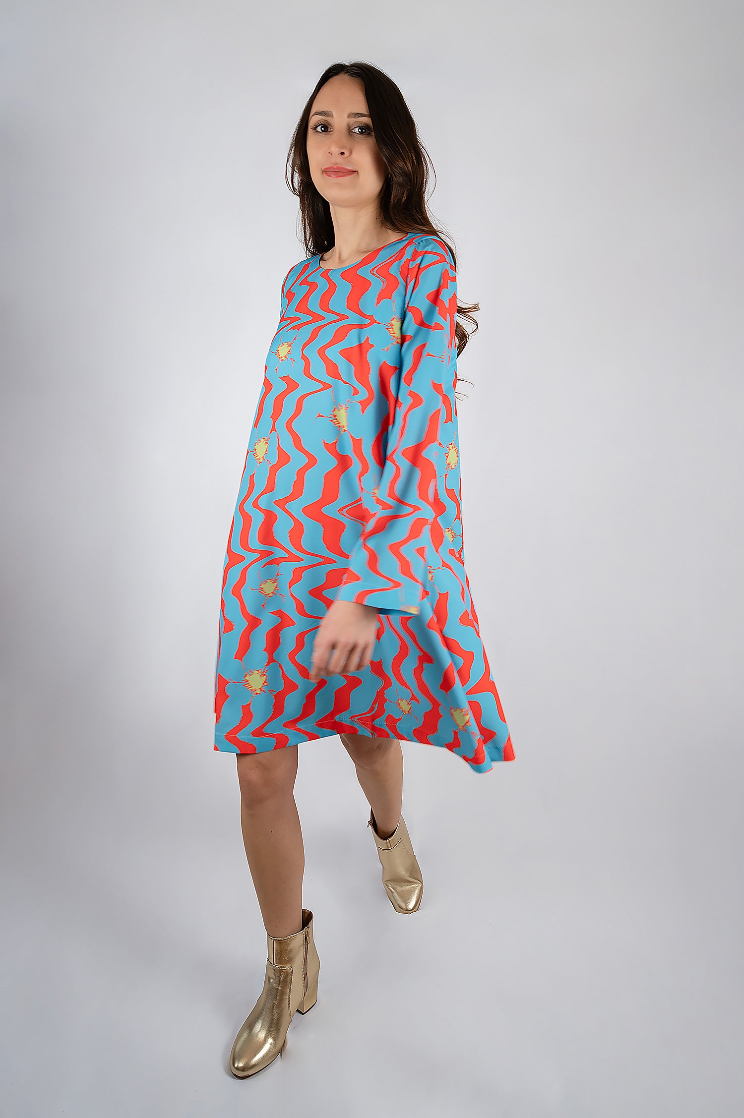 Alba Psychedelic Bloom – Double Style Dress