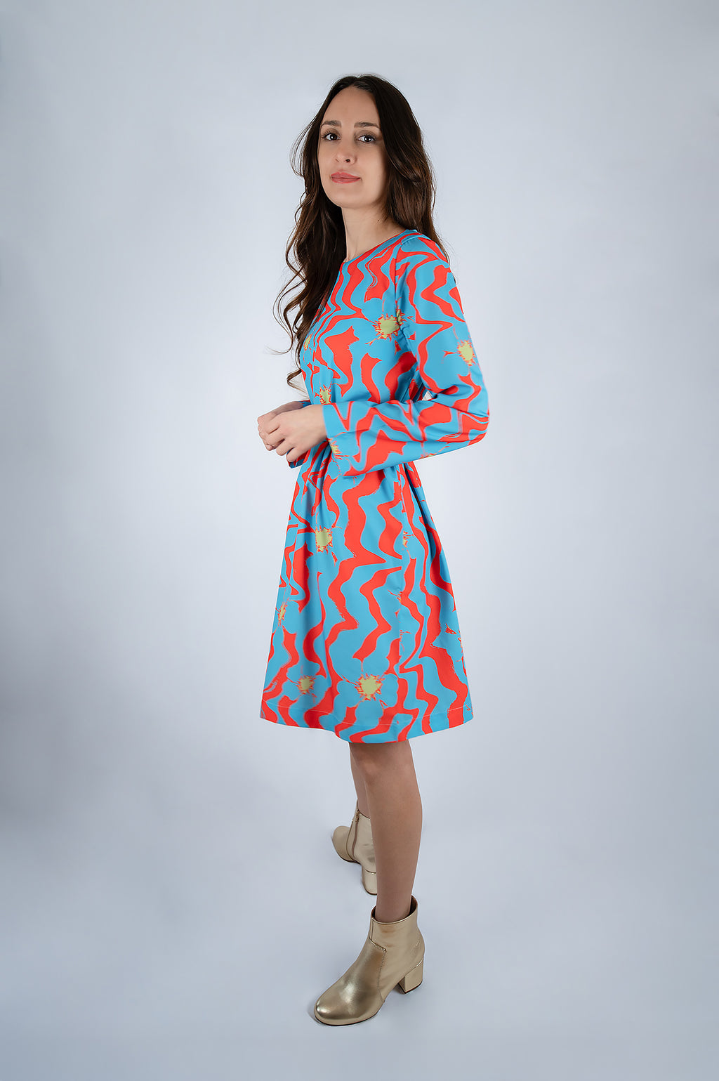 Alba Psychedelic Bloom – Double Style Dress